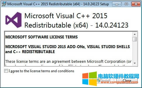 @ʾ Microsoft Visual C++-2015 Redistributable ĻҪͬSɗl͗l“ͬ”д򹴣ȻΓ“b”o
