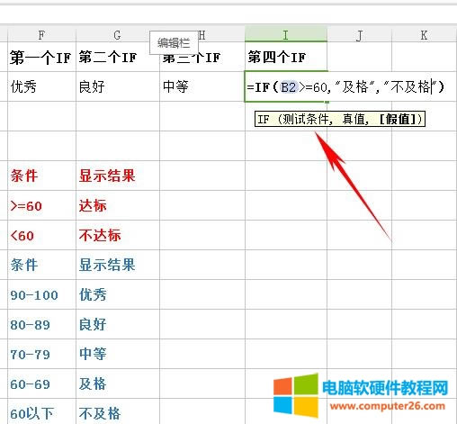WPS中IF函數(shù)的使用方法