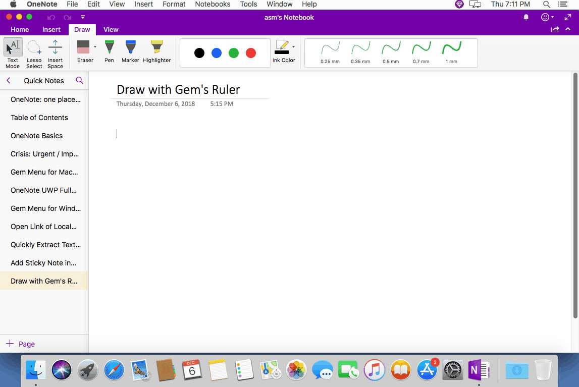 ʹö䌚˳߁o OneNote for Mac oޣLD