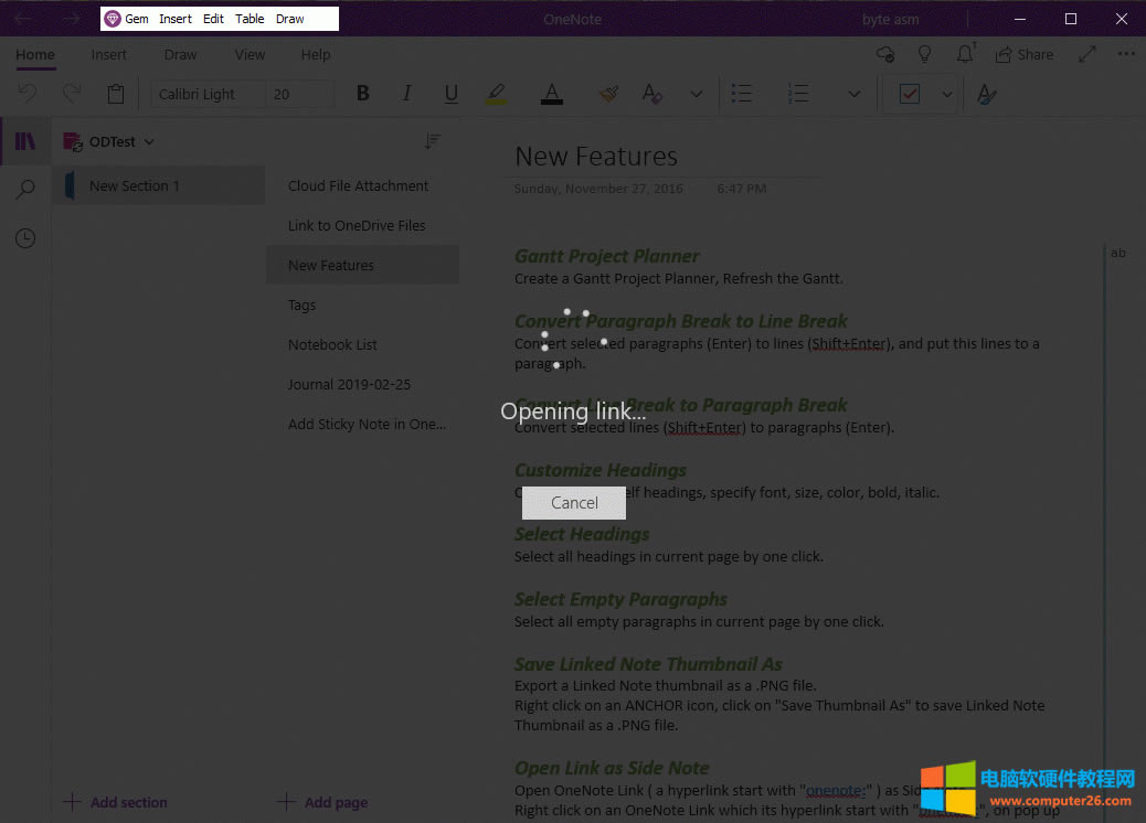 OneNote UWP _Pӛ