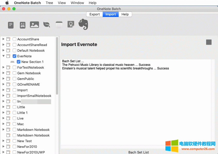 O̎ OneNote Batch ڌ(do)