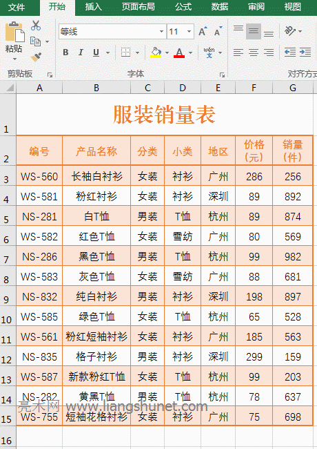 Excel表格求和