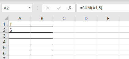 SUM公式實(shí)現(xiàn)遞增