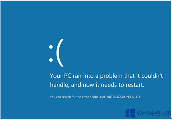 Win8.1發(fā)生藍(lán)屏提示錯(cuò)誤0x00000005如何處理?
