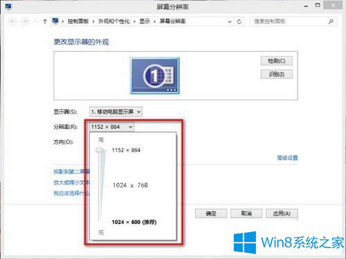xWin8ϵyPӛķֱ