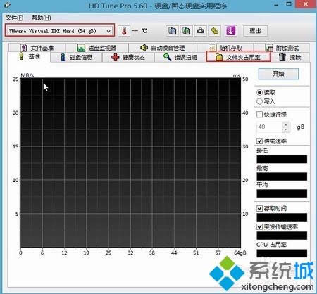 win8用hdtune工具查看文件夾占用空間的方法 win8用hdtune工具查看文件夾占用空間的方法