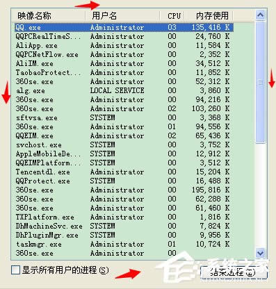 WinXP系統(tǒng)任務(wù)管理器顯示不全如何解決?
