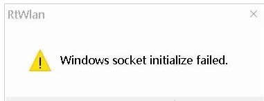 X_C(j)Windows socket initialize failed
